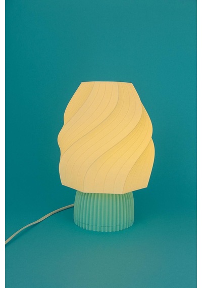 Ice Cream Lamp Masa Lambası Dekorasyon Aydınlatma Gece Lambası Abajur Mint Yeşili