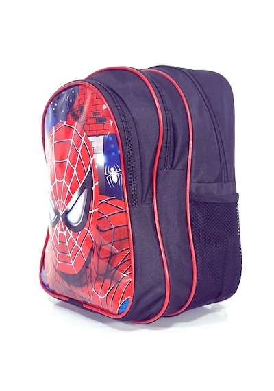 Spiderman Resimli Okul Çantası Beslenme Ve Kalemlik Siyah