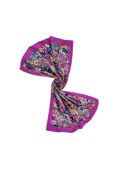 Mim Eşarp Emproyal Proline Benekli Şal 70x185 Cm - Fuşya