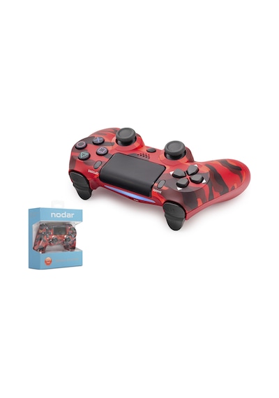 Nodar Nd400o Ps4 Uyumlu Kablosuz Gamepad Oyun Kolu - Kırmızı Kamuflaj