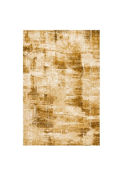 Kartela Halı Lora Halı Kaymaz Taban Makinede Yıkanabilir Halı Hardal Sarısı - 60 X 90 Cm