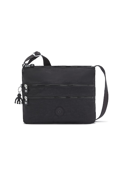 Kipling Kıplıng Alvar Omuz Çantası Çapraz Askılı Siyah Black Noır Siyah