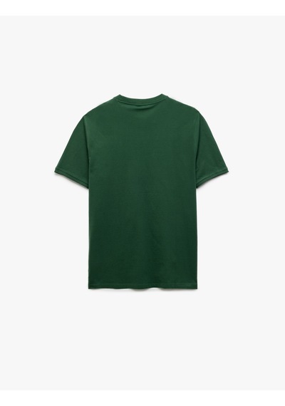 Koton Kısa Kollu Bisiklet Yaka Pamuklu Slim Fit Erkek Basic Tişört Yeşil 5sam10044hk Yeşil Koton Kısa Kollu Bisiklet Yaka Pamuklu Slim Fit Erkek Basic Tişört Yeşil 5sam10044hk Yeşil