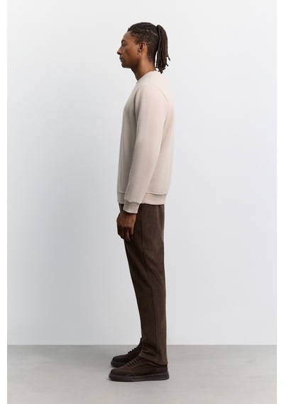 Avva Erkek Taş Bisiklet Yaka 3 İplik Şardonlu -5 Dereceye Dayanıklı Regular Fit Sweatshirt A62y1291