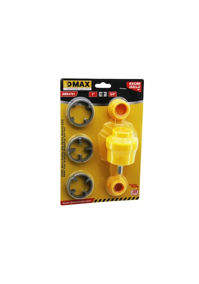 6pcs Plastik Su Borusu Dış Diş Açma Matkap Ucu 1 - 1/2 - 3/4 5523