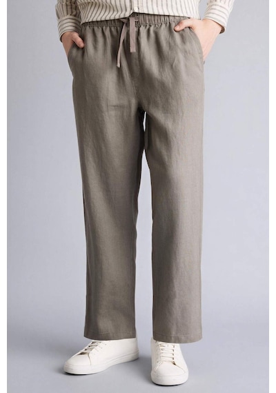 Defacto %100 Keten Pantolon G1397ax26smkh466 Haki-kh466