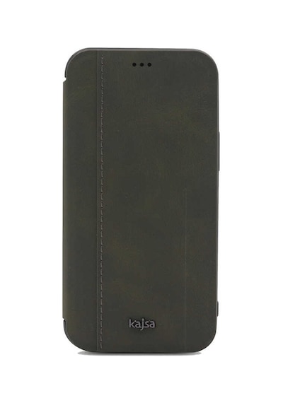 Kajsa Apple Uyumlu iPhone 12 Kılıf Kajsa Dale Serisi Parallel PU Folio Kapaklı Kılıf ZORE-216698