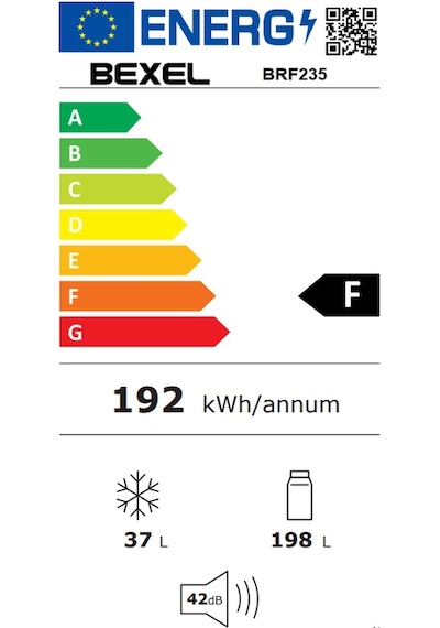 Bexel BRF-235 235 LT Çift Kapılı Buzdolabı