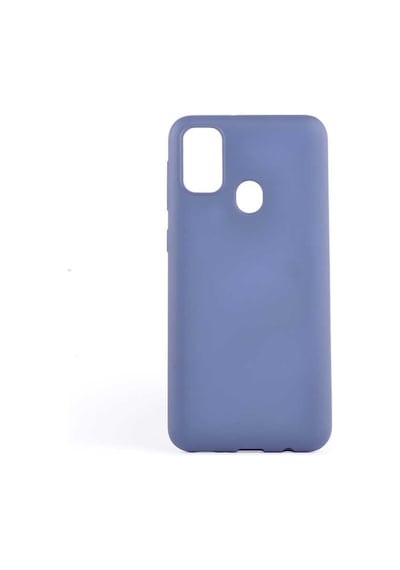 Noktaks - Galaxy Uyumlu M30s Uyumlu - Kılıf Mat Soft Premier Silikon Kapak - Lacivert - T10350 Lacivert