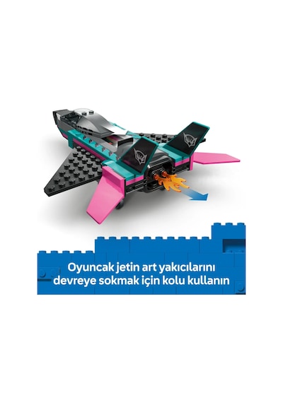 LEGO® City Jet, Arabaya Karşı 60489 - 6 Yaş ve Üzeri Çocuklar İçin 2 Minifigürlü Yaratıcı Oyuncak Yapım Seti (259 Parça)