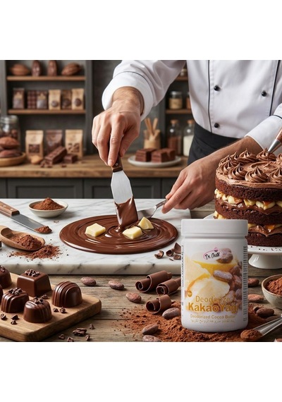 Kakao Yağı 50 Gr Saf Kakao Yağı Gıda Ve Kozmetik Kullanımına Uygun