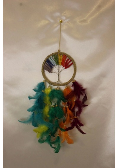 Dream Catcher Düş Kapanı Hayat Ağacı Renkli