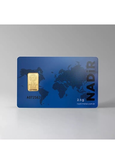 Nadir Gold 2.5 Gram 24 Ayar Külçe Altın Emmagold