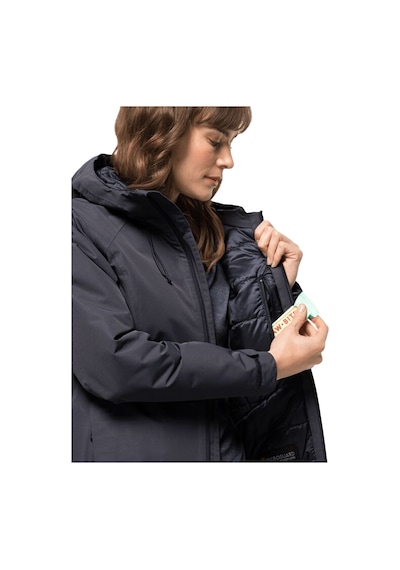 Jack Wolfskin Heidelstein 3in1 Kadın Outdoor Mont 1115681-1388 Antrasit - Gri