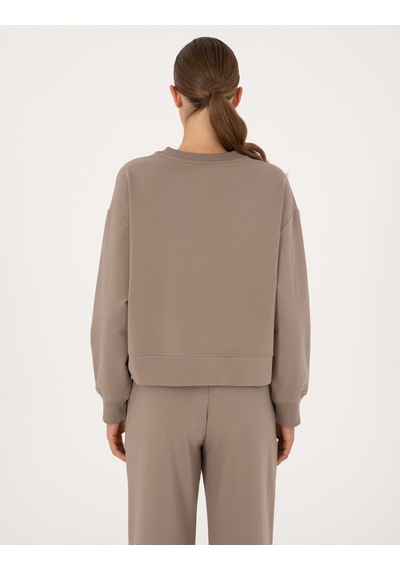 Pierre Cardin Kadın Vizon Sweatshirt 50314963-vr052 Vizon