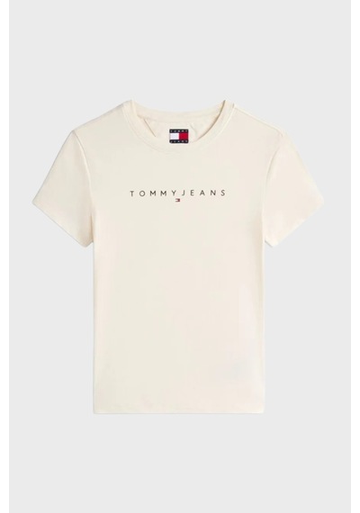 Tommy Jeans Bayan T Shirt Dw0dw18398 Aa7 Bej
