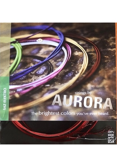 Aurora Aet020K Elektro Bağlama Teli Kırmızı Bamlı