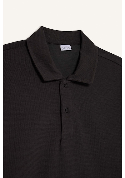 Defacto Regular Fıt Polo Yaka Waffle Sweatshirt F0301AX25AU Antrasit Defacto Regular Fıt Polo Yaka Waffle Sweatshirt F0301AX25AU Antrasit