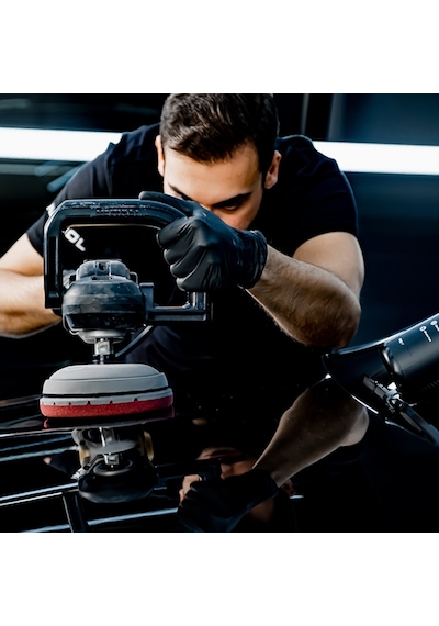 Nasiol Cırtlı Polisaj Tabanı-125/145mm-Araç Pasta Cila Polisaj Aplikatörü-Sünger ve Keçelerle Uyumlu