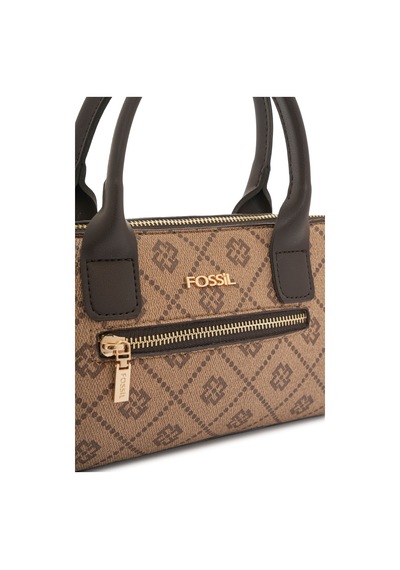 Fossil El Ve Çapraz Askılı Kadın Çantası 05fo25k5098 Tramlı Vizon