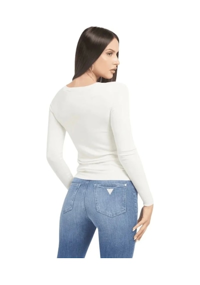 Guess Saylor Kadın Beyaz Triko W5br41z2nq2-g012 Beyaz