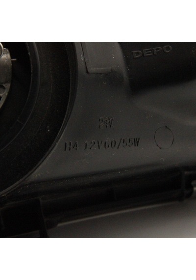 Mazda 323 Sedan & Hatchback Bg Kasa 1989-1994 Sol Ön Far Komple Gerçek Cam Lensli H4 Oem B455-51-040 Depo 216-1116l