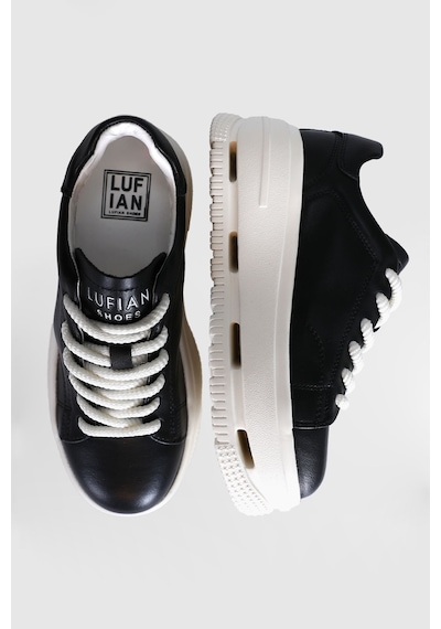 Lufian Agatha Kadın Sneaker Ayakkabı Siyah Siyah 121230007100100 Siyah