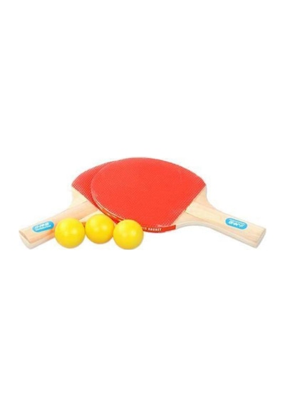 Çokuygunuz Masa Tenisi 2 Raket 3 Pinpon Top Set Raketli Top Oyunu