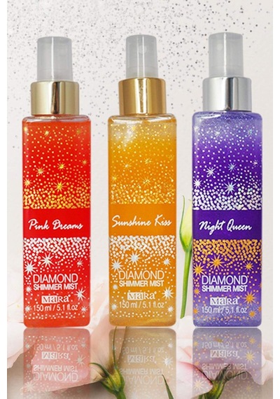 Kozmetik Imm212.267 Night Queen Diamond Shimmer Mist Vücut Spreyi Silver