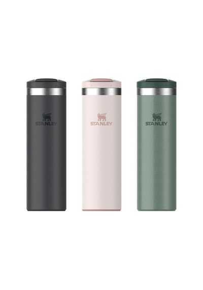 The Transit Fliptop Mug Termos 0.47 Litre - Yeşil Hammertone Green Paslanmaz Çelik Çok Renkli