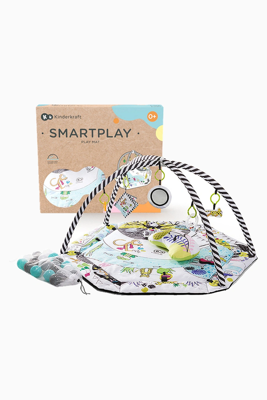 Kinderkraft Smartplay Oyun Matı Top Havuzu Bebek Aktivite 96 x 102.5 x 57 CM