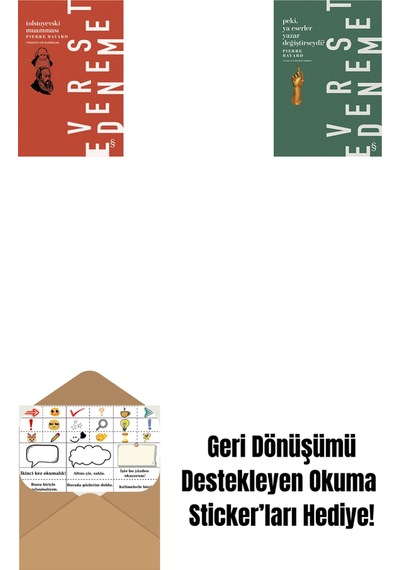 Tolstoyevski Muamması + Peki, Ya Eserler Yazar Değiştirseydi + Okuma Sticker'ları
