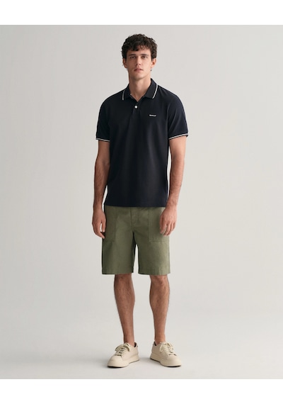Gant Erkek Pike Polo T-shirt Regular Fit Siyah
