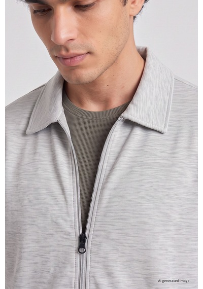 Tommylıfe Gri Rahat Form Erkek Ceket - 88494