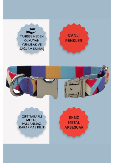 Caramelos İsimli Köpek Tasması, Köpek Künyesi, Köpek İsimlik 260 Çok Renkli