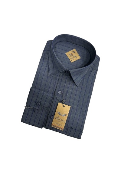 Eren Style Linen Keten Klasik %100 Cotton Uzun Kollu Terletmeyen Gömlek Antrasit