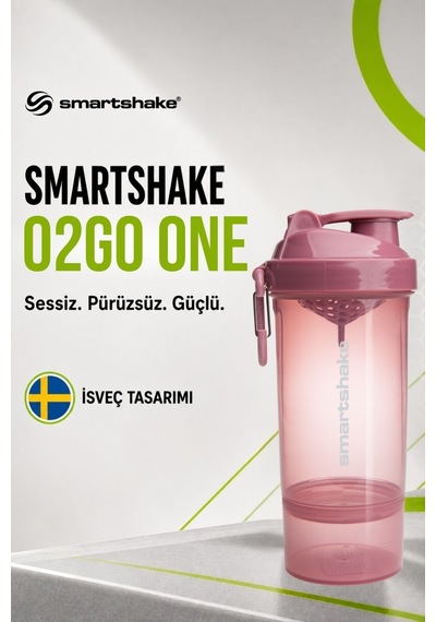 Smartshake Original2go One Serisi 800 Ml Deep Rose Pembe Protein Shaker