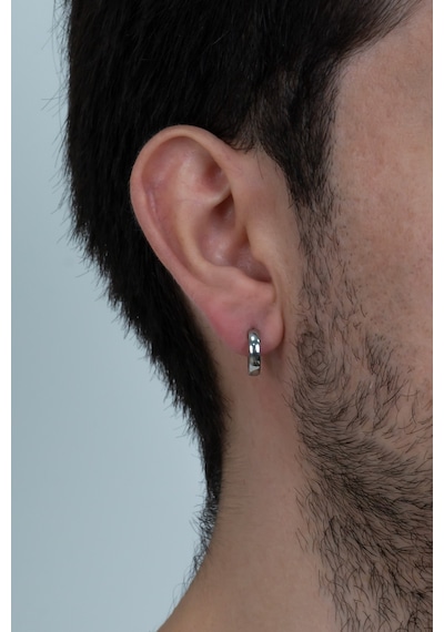 Ince 2,5 MM Bombeli Halka Unisex Erkek Çelik Küpe 3 Renk Mse6