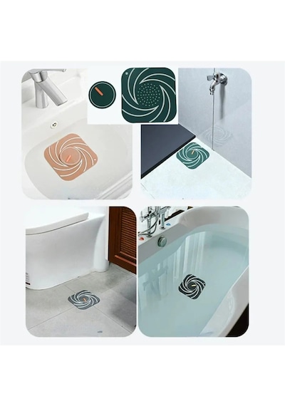 Sarı Renk Delikli Silikon Kötü Koku Önleyici Banyo Mutfak Lavabo Koku Önleyici Sızdırmaz Ped