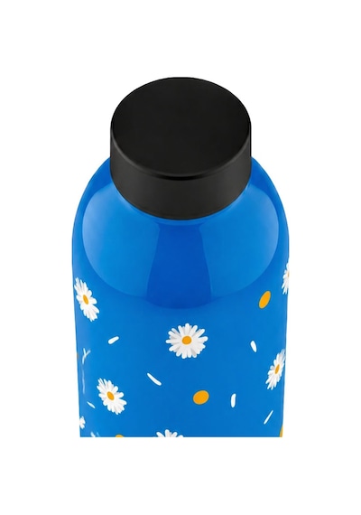 Mamawata Daisy Paslanmaz Çelik Termos Matara 470 Ml Sızdırmaz Yalıtımlı Suluk Koyu Mavi