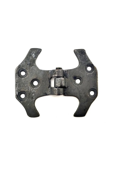Antika Tarz Dekoratif Pirinç Fit Menteşe - 67 Mm, Oksit Beyaz