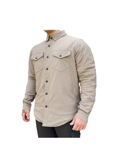 Eagle Beige Korumalı Motosiklet Gömleği Erkek
