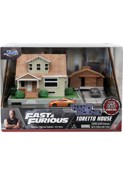 Jada F&f Nano Dom's House Display Diorama