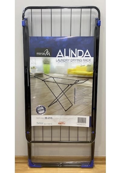 Miras M-215 Alinda Kanatlı Çamaşır Askısı Siyah