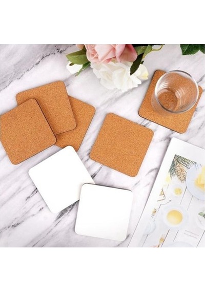 Ahşap Bardak Altlığı 4 Adet Çiçek Desen 49x9cm Çok Renkli