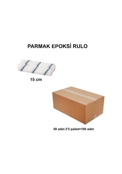 Parmak Epoksi Rulo Yedek 15 Cm 2'li -100 Adet Yüksek Kalite