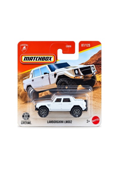Matchbox Lamborghini Lm002 Beyaz 1:64 Araba 87/125 Jhp40
