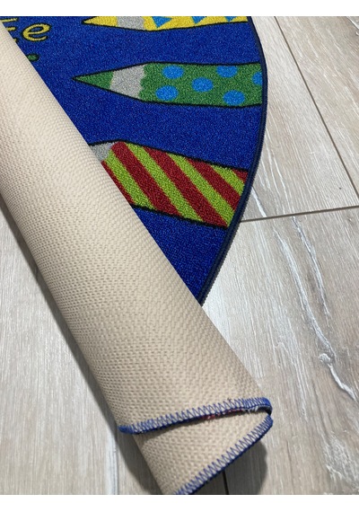Merinos Halı Daire Halı Kaymaz Tabanlı Halıfleks 150x150 Ebatlı