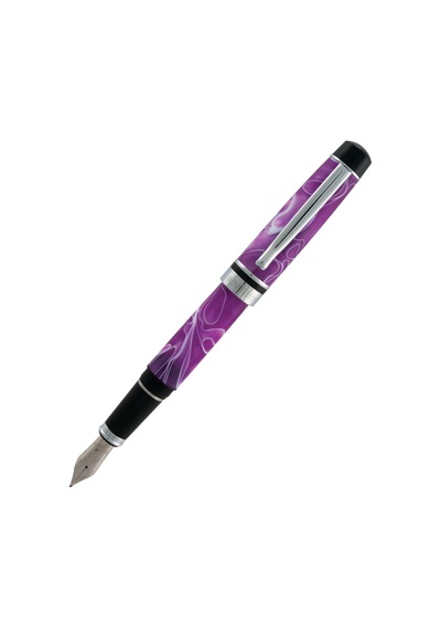 Monteverde Prima Fountain Pen Purple Swirl - B Çok Renkli