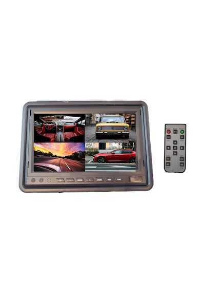 Twogo Okul Servis Taşıt Kayıt Cihazı Seti - Dvr 4 Kamera 7 Inc Ekran +monitör Twogo Go-x4004h